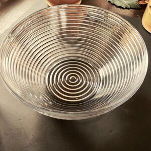 Salad Bowl, Park Avenue Lt Blue Vintage Art Deco Bowl by Anchor Hocking